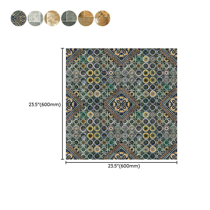 BowLift | Square Peel & Stick Vinyl Flooring 24" x 24" x 4.6mm PVC Floor