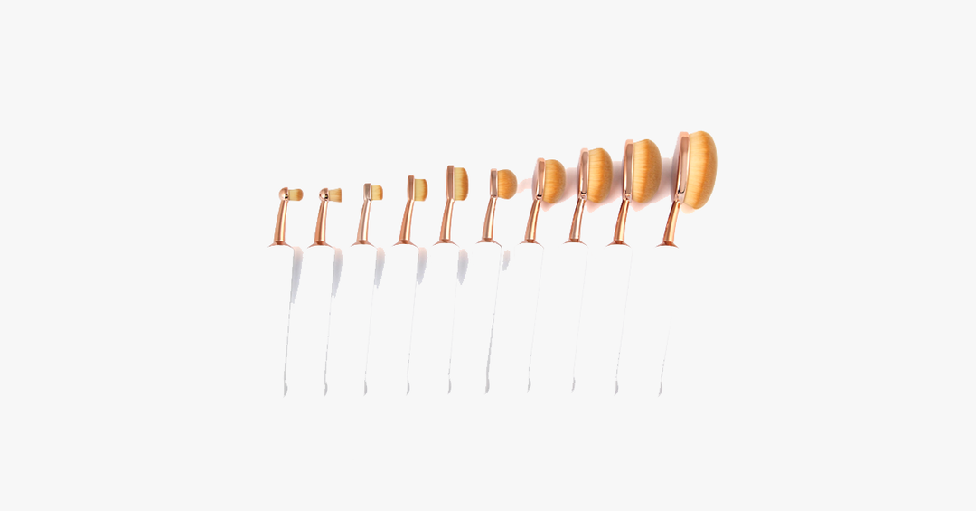 BowLift | Umbrella-cut oval brushes set
