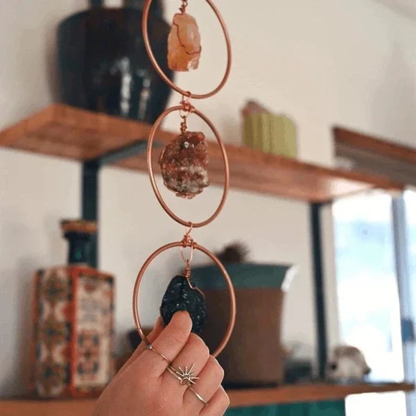 BowLift | Raw Crystal 7 Chakra Gemstone Wall Decor