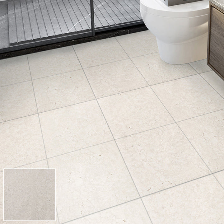 BowLift | Square Bathroom PVC Flooring 12" x 12" x 0.07 mm Peel and Stick Vinyl Flooring