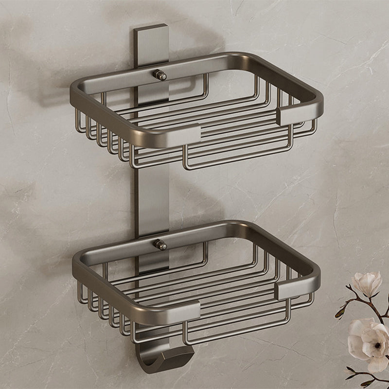 BowLift | Modern Bathroom Accessory Set Shelf Black/Silver/Grey Bathroom Accessories Set