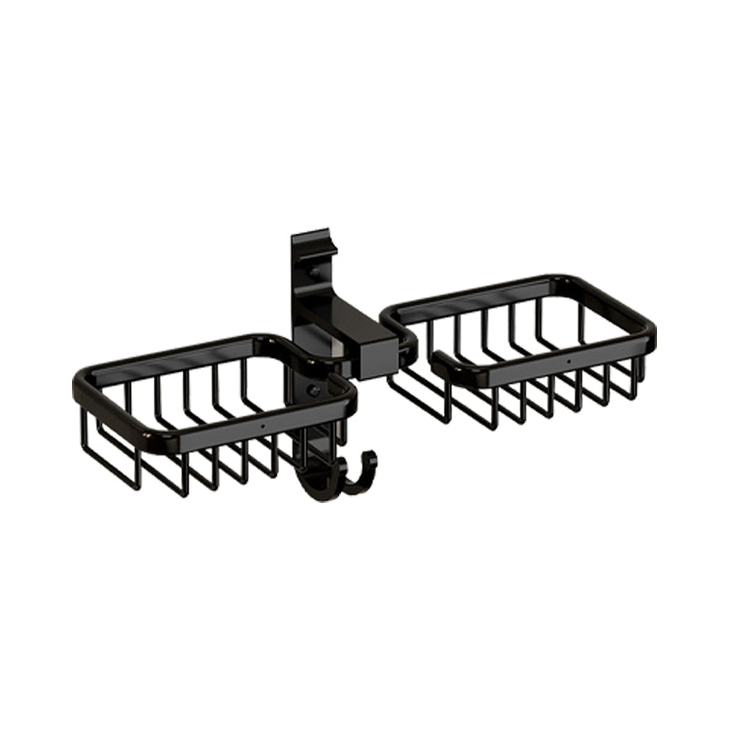 BowLift | Modern Bathroom Accessory Set Shelf Black/Silver/Grey Bathroom Accessories Set