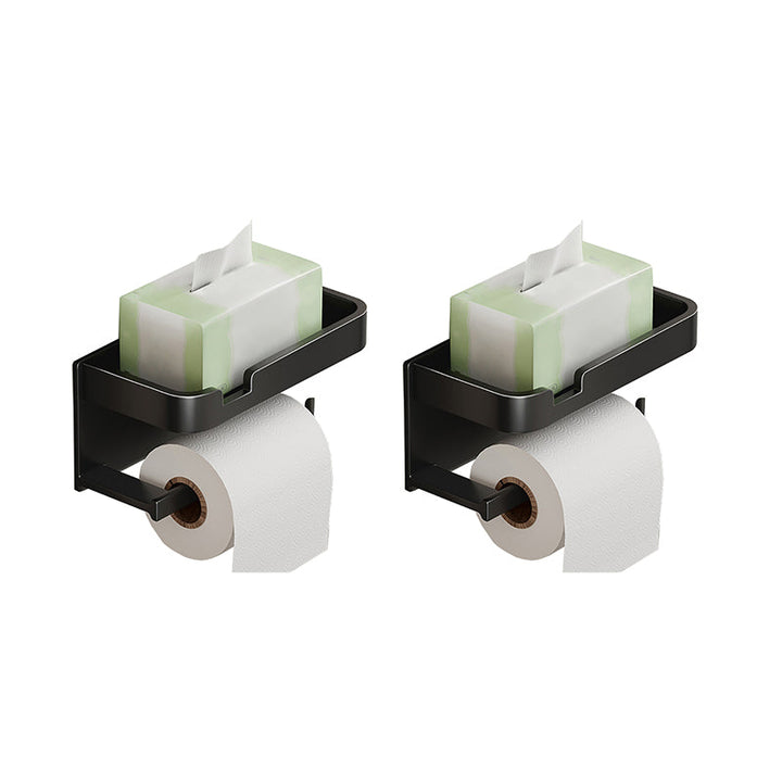 BowLift | Modern Style Aluminum Single Bathroom Accessory Set Paper Holder