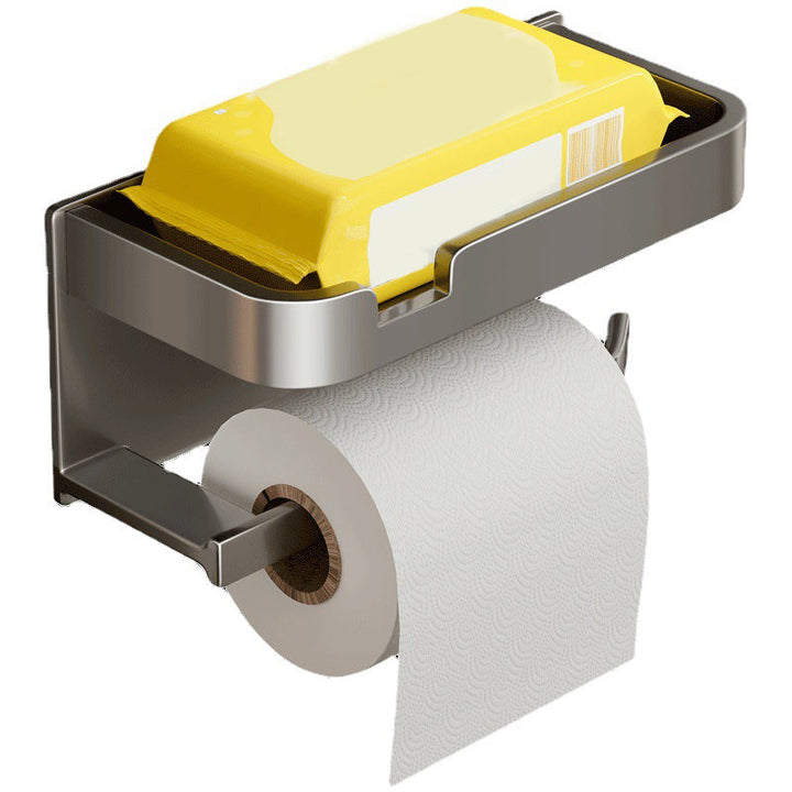 BowLift | Modern Style Aluminum Single Bathroom Accessory Set Paper Holder
