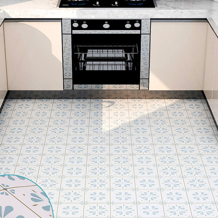 BowLift | Bathroom 3.5 mm Vinyl Floor Square Peel and Stick PVC Flooring