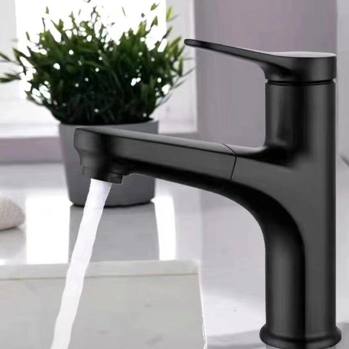BowLift | Modern Vessel Faucet Copper Single Handle Pull Down Vessel Faucet