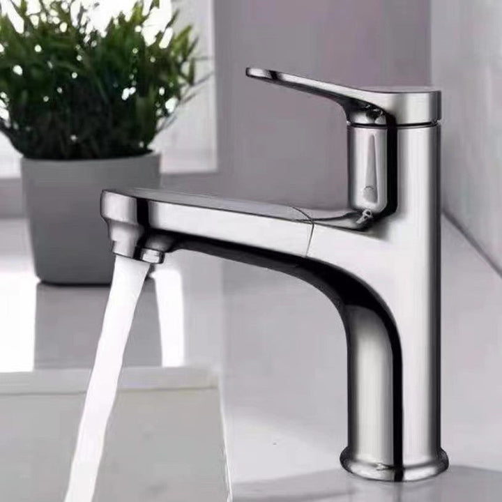 BowLift | Modern Vessel Faucet Copper Single Handle Pull Down Vessel Faucet