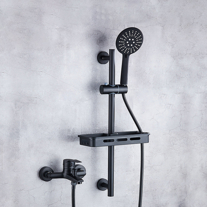 BowLift | Brass Wall-Mounted Shower System Single Handle Shower with Lever Handle