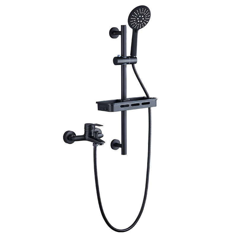 BowLift | Brass Wall-Mounted Shower System Single Handle Shower with Lever Handle