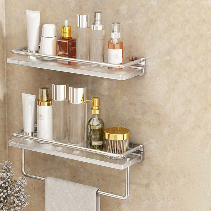 BowLift | Modern Silver/Gold Bathroom Hardware Set Bathroom Shelf Bathroom Set