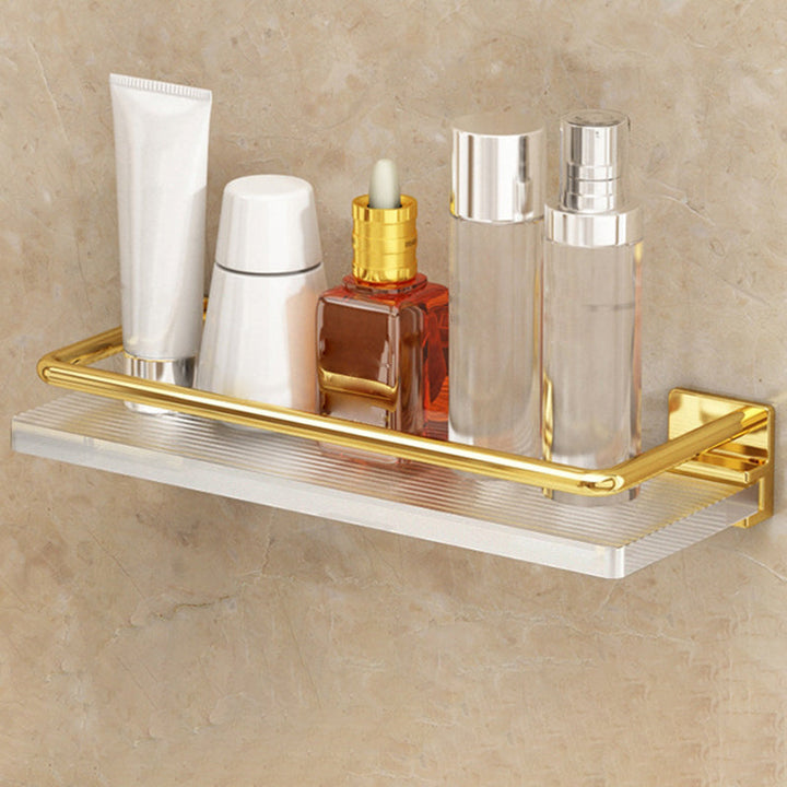 BowLift | Modern Silver/Gold Bathroom Hardware Set Bathroom Shelf Bathroom Set