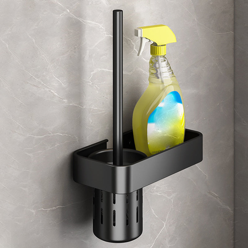 BowLift | Modern black metal bath hardware set towel bar bathroom hardware set