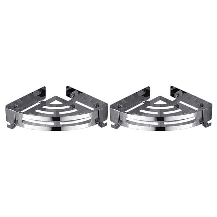 BowLift | Modern Bathroom Hardware Set Silver Bathroom Shelf Bathroom Hardware Set