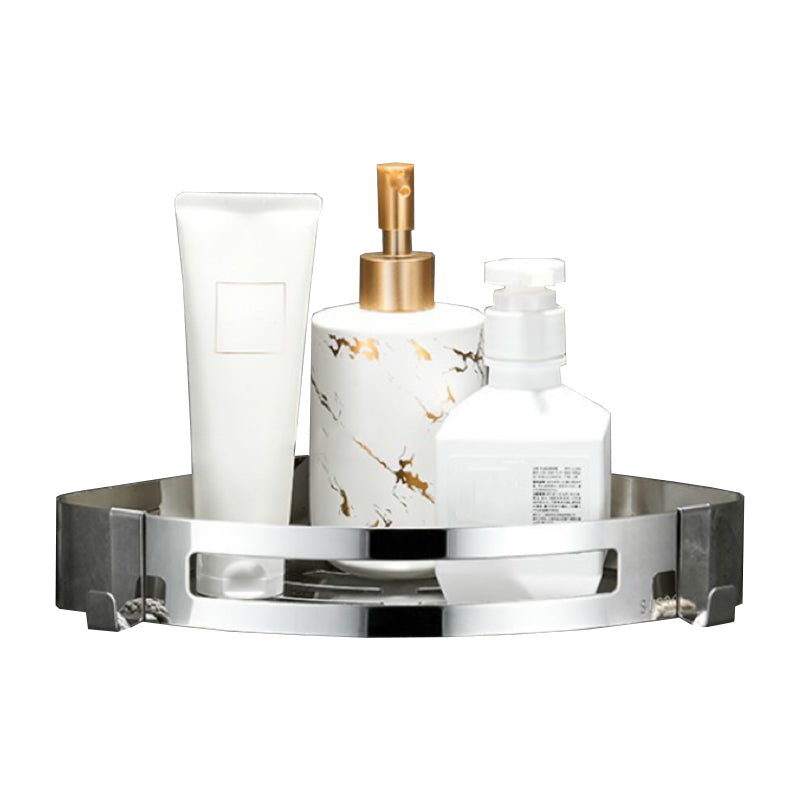 BowLift | Modern Bathroom Hardware Set Silver Bathroom Shelf Bathroom Hardware Set