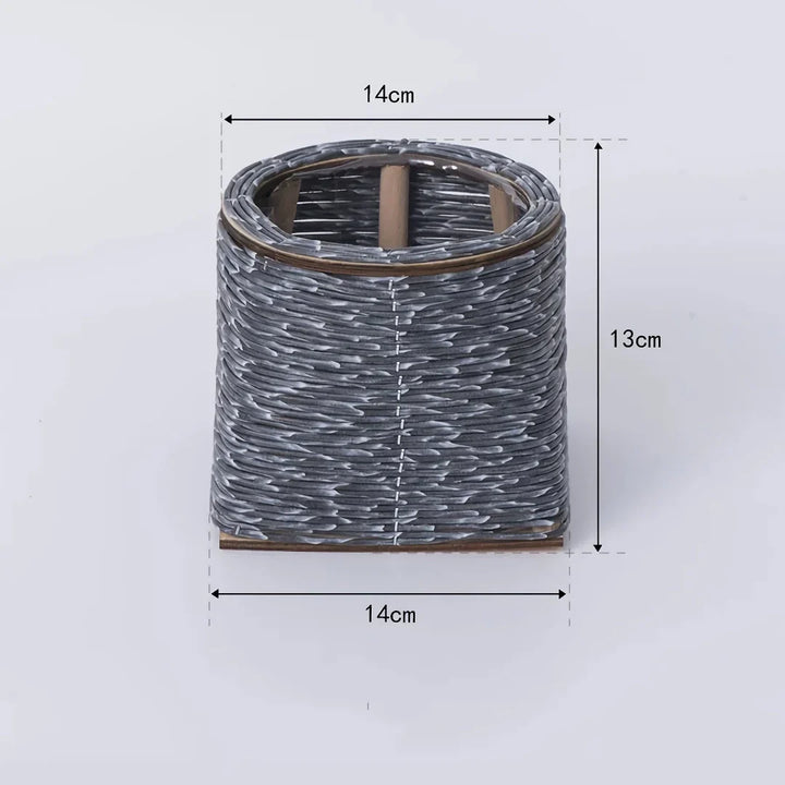 BowLift | Nordic Hand-Woven Imitation Rattan Flower Pot