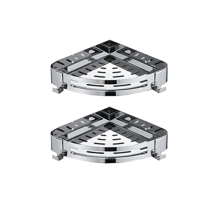 BowLift | Chrome Modern Bathroom Hardware Set Stainless Steel Towel Hook/Towel Rail & Bathroom Shelf