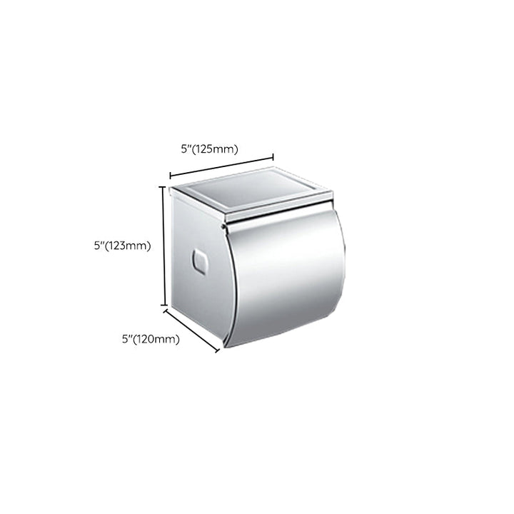 BowLift | Chrome Modern Bathroom Hardware Set Stainless Steel Towel Hook/Towel Rail & Bathroom Shelf