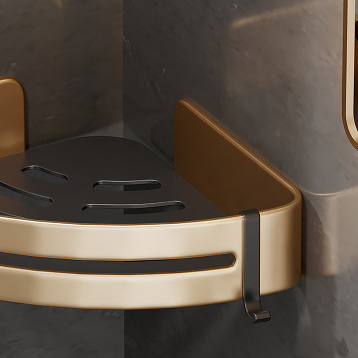 BowLift | Modern Gold Bathroom Accessories Set Bathroom Shelf Bathroom Accessories Set