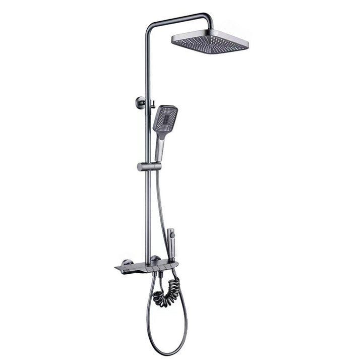 BowLift | Modern adjustable water flow shower faucet shower arm shower system on the wall