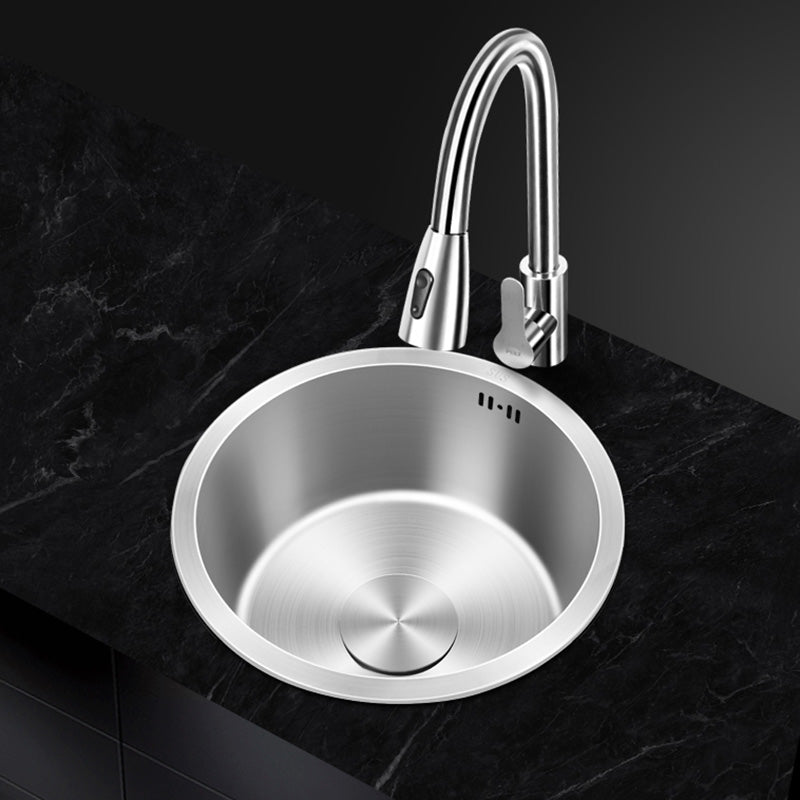 BowLift | Contemporary Style Kitchen Sink Stainless Steel Round Kitchen Sink