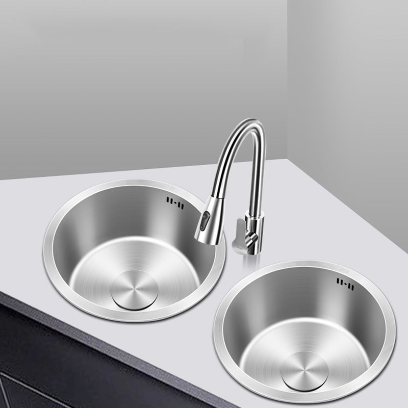 BowLift | Contemporary Style Kitchen Sink Stainless Steel Round Kitchen Sink