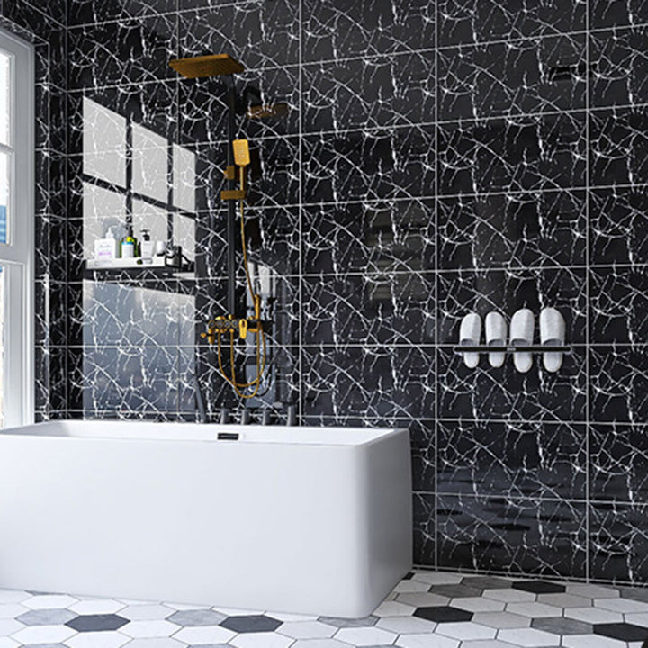 BowLift | Modern rectangular Peel and Stick back wall tile PVC wallpaper