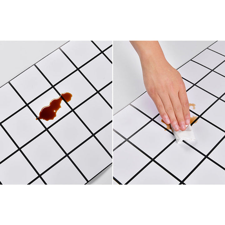 BowLift | Modern rectangular Peel and Stick back wall tile PVC wallpaper