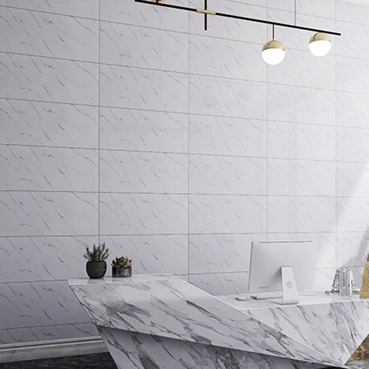 BowLift | Modern rectangular Peel and Stick back wall tile PVC wallpaper
