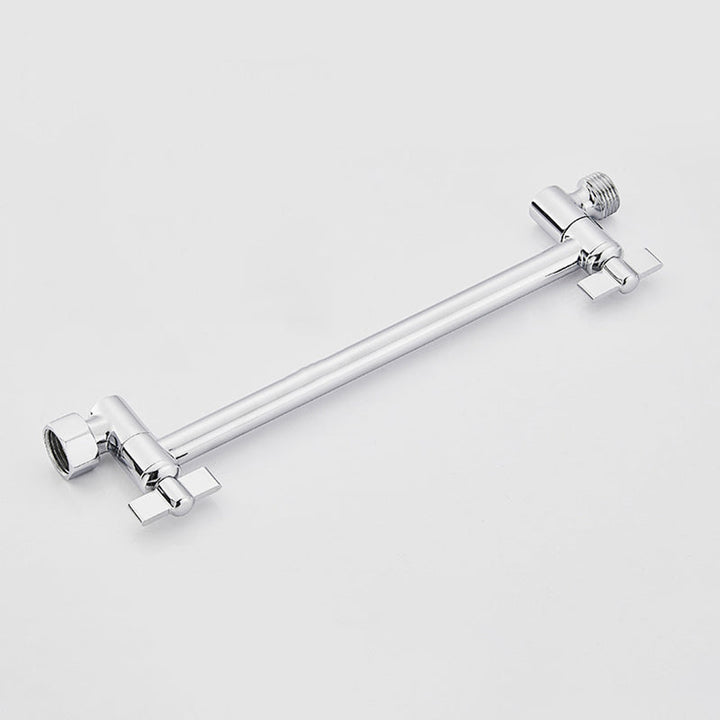 BowLift | Silver Square Fixed Shower Head Modern Style Wall Mounted Shower Head