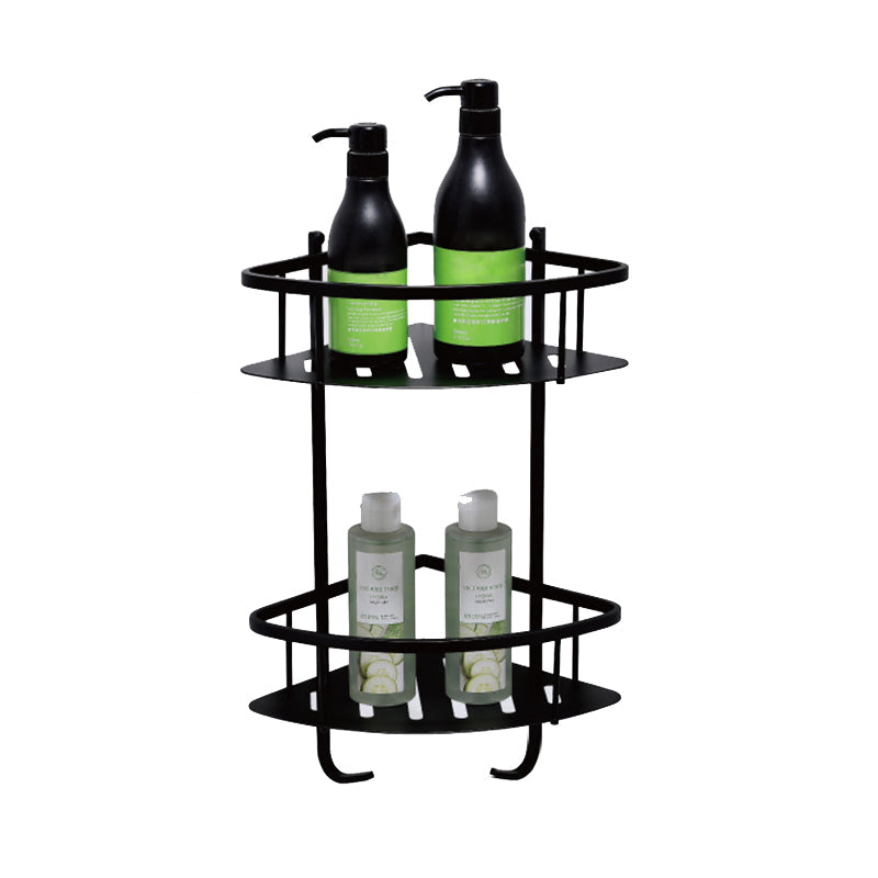 BowLift | Modern Classic Bathroom Accessories Set in Stainless Steel Matte Black Bathrobe Hook/Towel Ring Bar