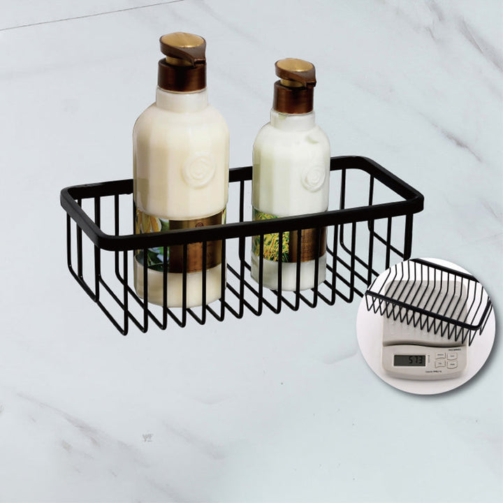 BowLift | Modern Classic Bathroom Accessories Set in Stainless Steel Matte Black Bathrobe Hook/Towel Ring Bar