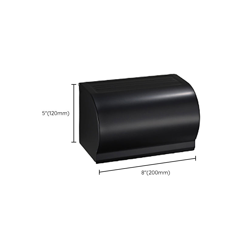 BowLift | Contemporary Bathroom Accessory Set Black Surface Bathrobe Hook/Towel Ring Bar