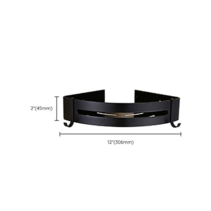 BowLift | Contemporary Bathroom Accessory Set Black Surface Bathrobe Hook/Towel Ring Bar