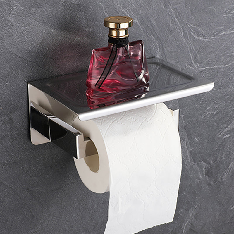 BowLift | Modern Bathroom Element Set Paper Holder Gray Towel Bar Bathroom Accessory Set