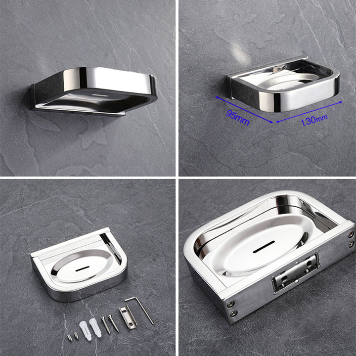 BowLift | Modern Bathroom Element Set Paper Holder Gray Towel Bar Bathroom Accessory Set