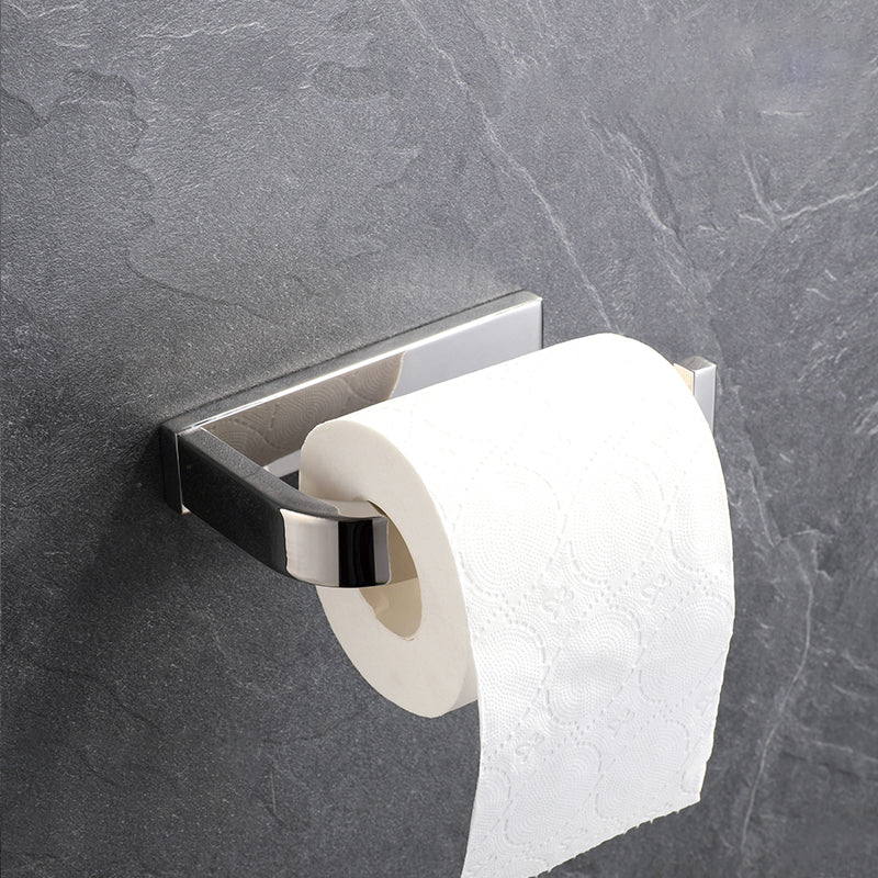 BowLift | Modern Bathroom Element Set Paper Holder Gray Towel Bar Bathroom Accessory Set