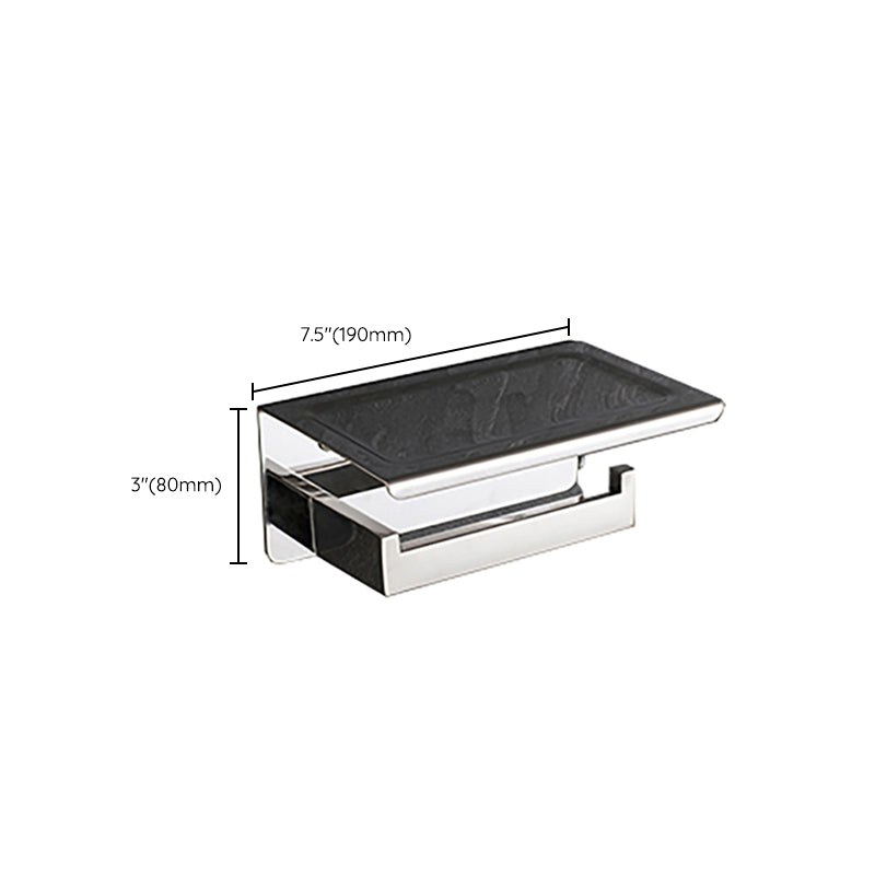 BowLift | Modern Bathroom Element Set Paper Holder Gray Towel Bar Bathroom Accessory Set