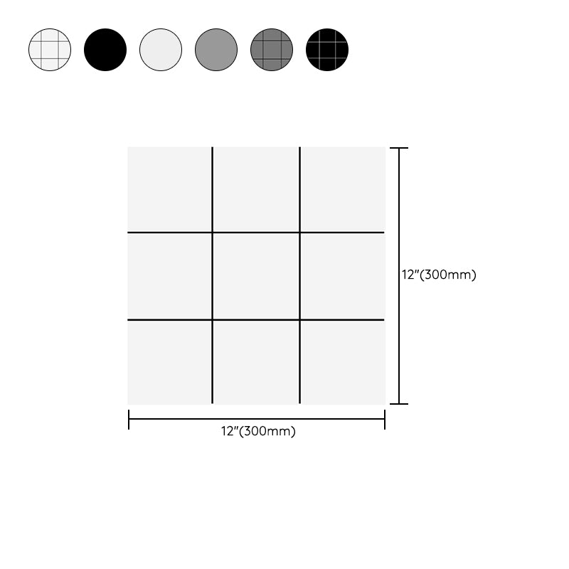 BowLift | Modern Peel-and-Stick Tiles Vinyl Field Tile Square 5-Pack Peel & Stick Field Tile