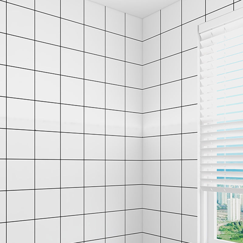 BowLift | Modern Peel & Stick Tile Plastic Grid Peel/Stick Splash Guard Tile for Shower