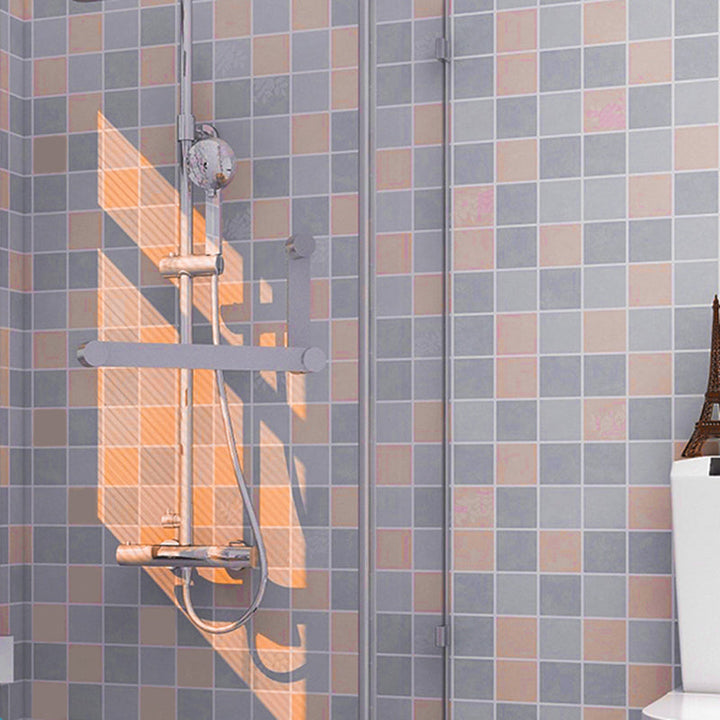 BowLift | Modern Peel & Stick Tile Plastic Grid Peel/Stick Splash Guard Tile for Shower