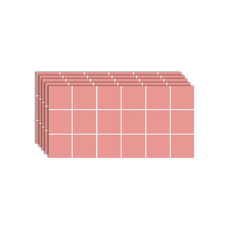 BowLift | Modern Peel & Stick Field Tiles Plastic Rectangular Grid 5-Pack Wallpaper for the Kitchen