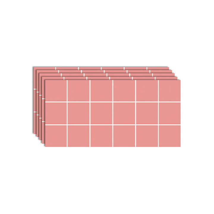 BowLift | Modern Peel & Stick Field Tiles Plastic Rectangular Grid 5-Pack Wallpaper for the Kitchen