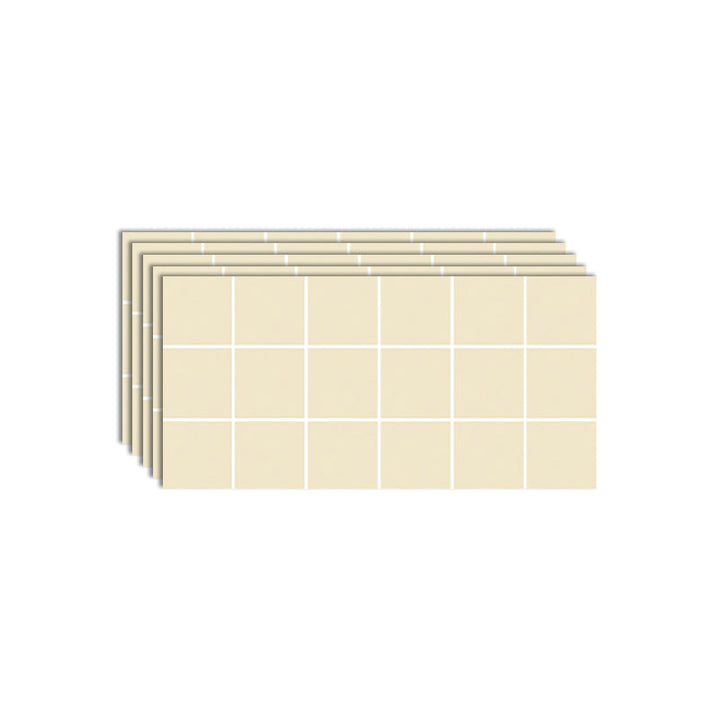 BowLift | Modern Peel & Stick Field Tiles Plastic Rectangular Grid 5-Pack Wallpaper for the Kitchen