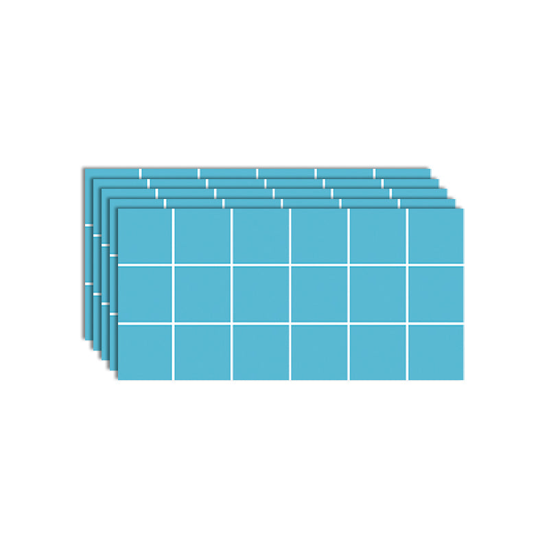 BowLift | Modern Peel & Stick Field Tiles Plastic Rectangular Grid 5-Pack Wallpaper for the Kitchen