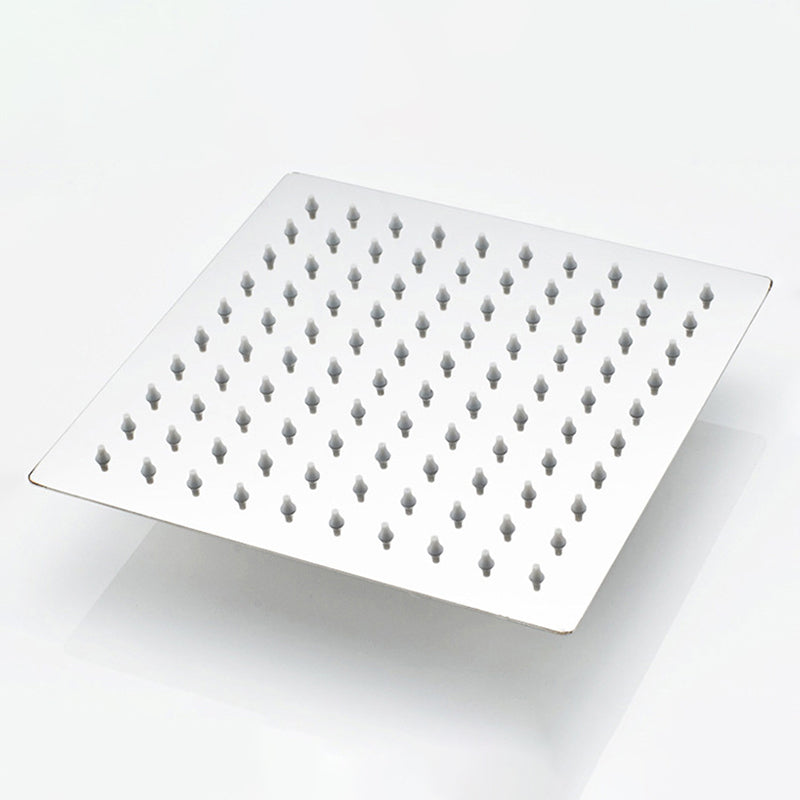 BowLift | Stainless Steel Square Shower Head Standard Spray Pattern Wall Mounted Shower Head