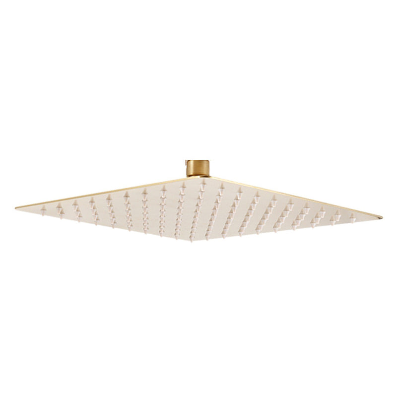 BowLift | Stainless Steel Square Shower Head Standard Spray Pattern Wall Mounted Shower Head