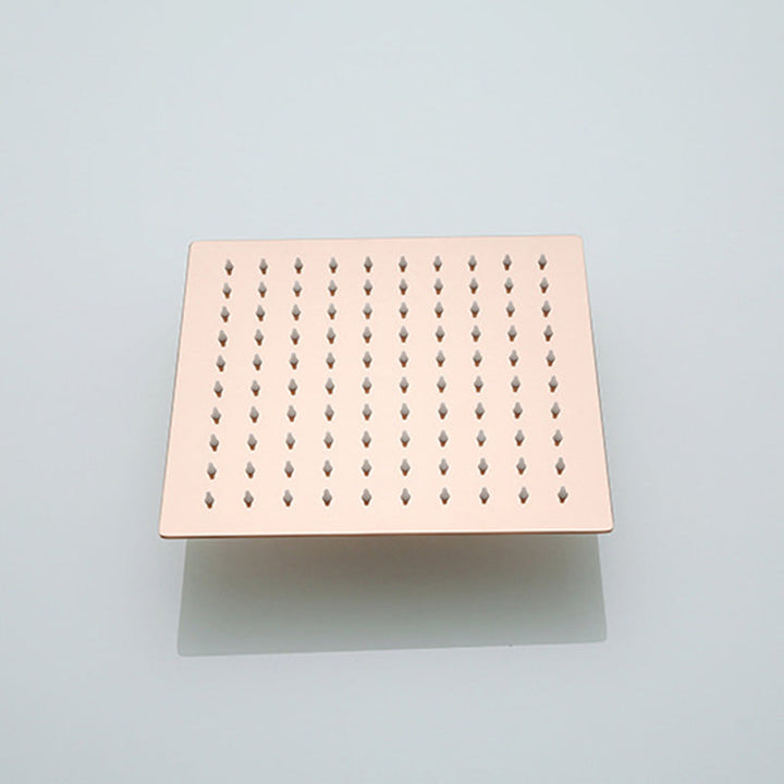 BowLift | Stainless Steel Square Shower Head Standard Spray Pattern Wall Mounted Shower Head