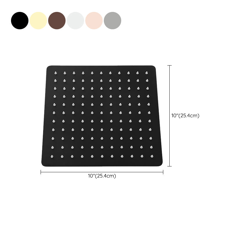 BowLift | Stainless Steel Square Shower Head Standard Spray Pattern Wall Mounted Shower Head