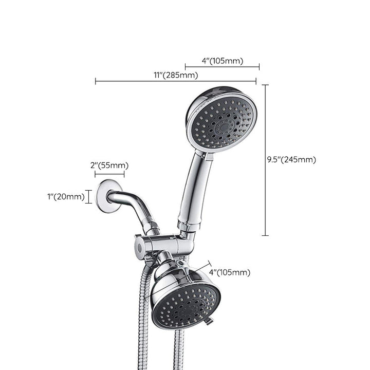 BowLift | Traditional Style Shower Head Double Bathroom Shower Heads with Round Shape