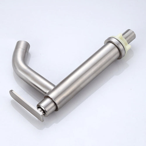 BowLift | Modern Vessel Faucet Stainless Steel Low Arc Sink Faucet